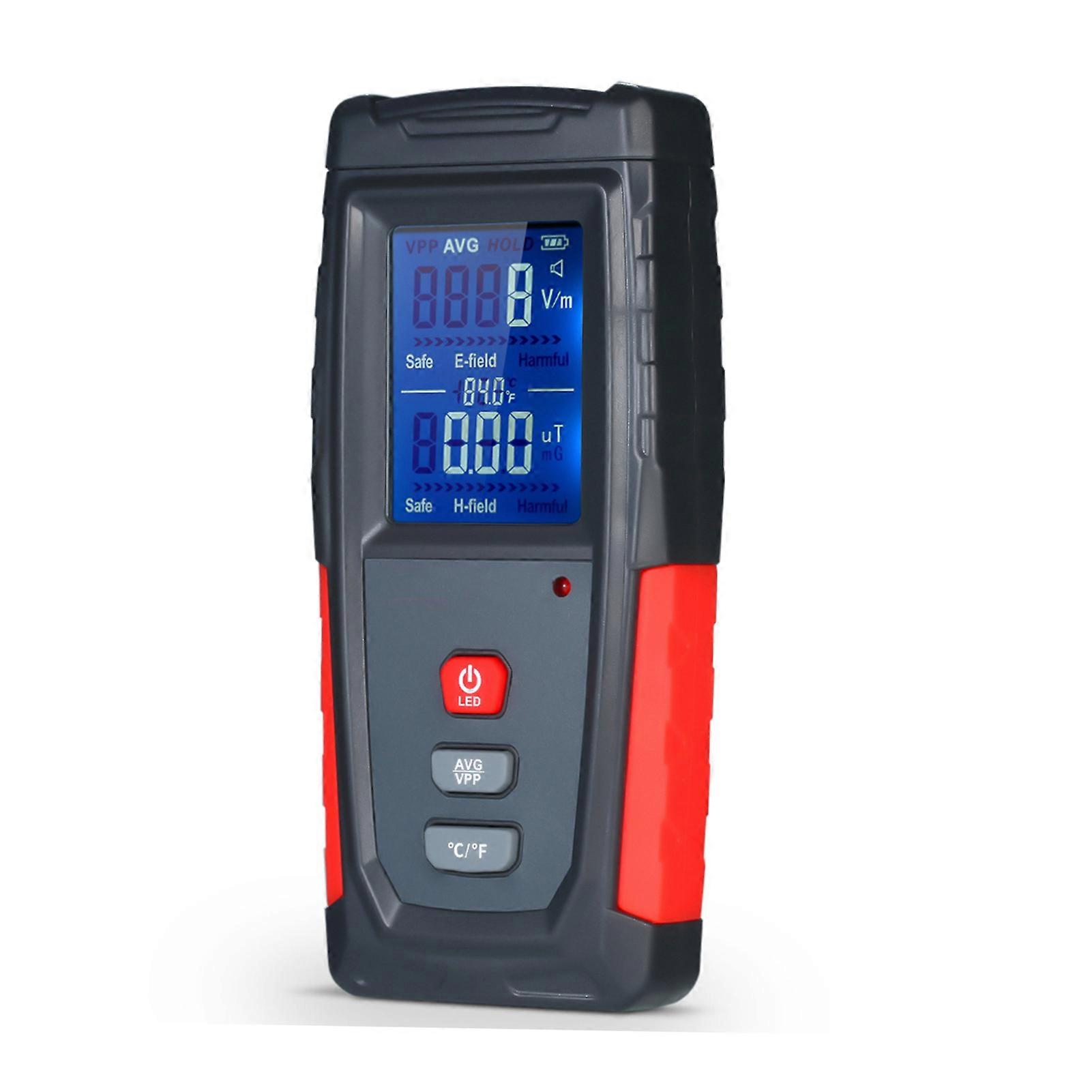 High Precision Handheld Mini Digital LCD EMF Tester Electromagnetic Field Radiation Detector Meter Dosimeter Tester Counter