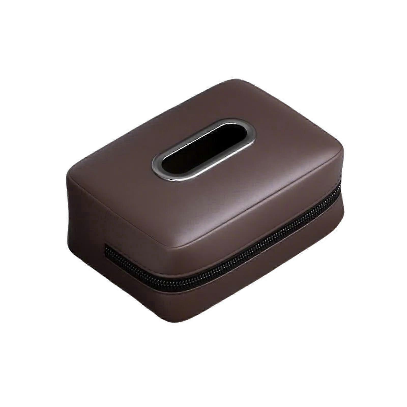 Premium Leather Car Tissue Dispenser - Fits Most Centre Consoles (Ref: 1519)