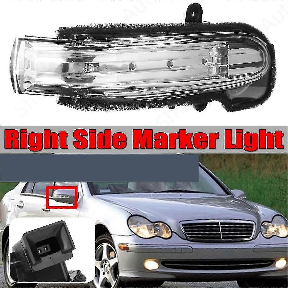 Driver Door Mirror Turn Signal Light LED for 03-07 W203 C-Class