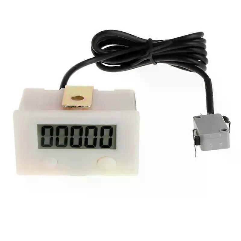 Durable 5-digit Digital Electronic Counter Magnetic Inductive LCD Display Proximity Round Powerful Magnet