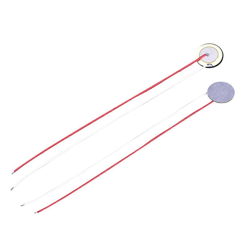 27mm Piezo Disc Sensor with Wire for Guitar Drum Trigger 12pcs