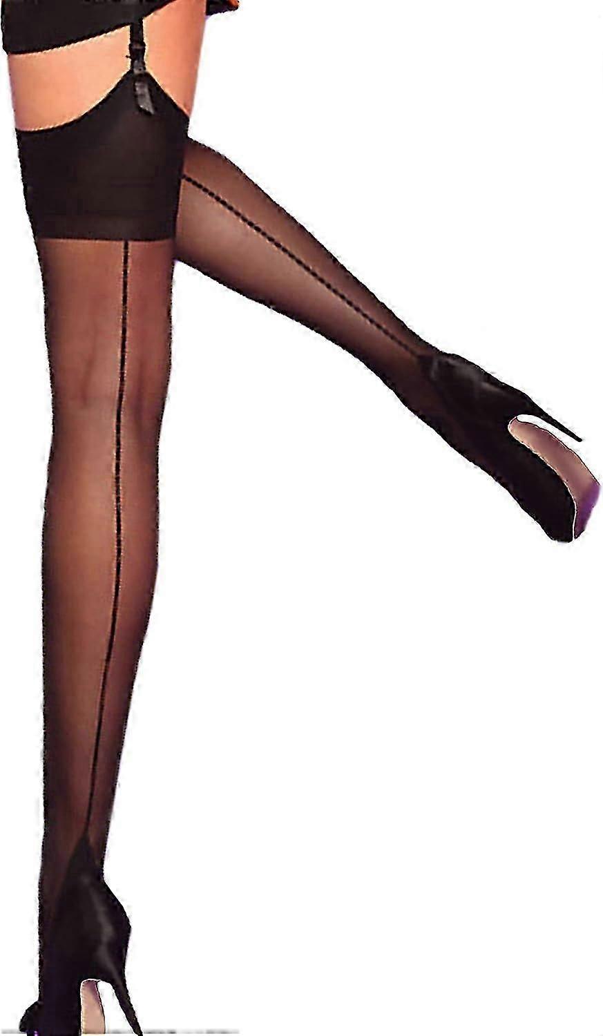 جوارب للحمالات - جوارب شفافة ملحومة للنساء - جوارب كبيرة الحجم 8-18