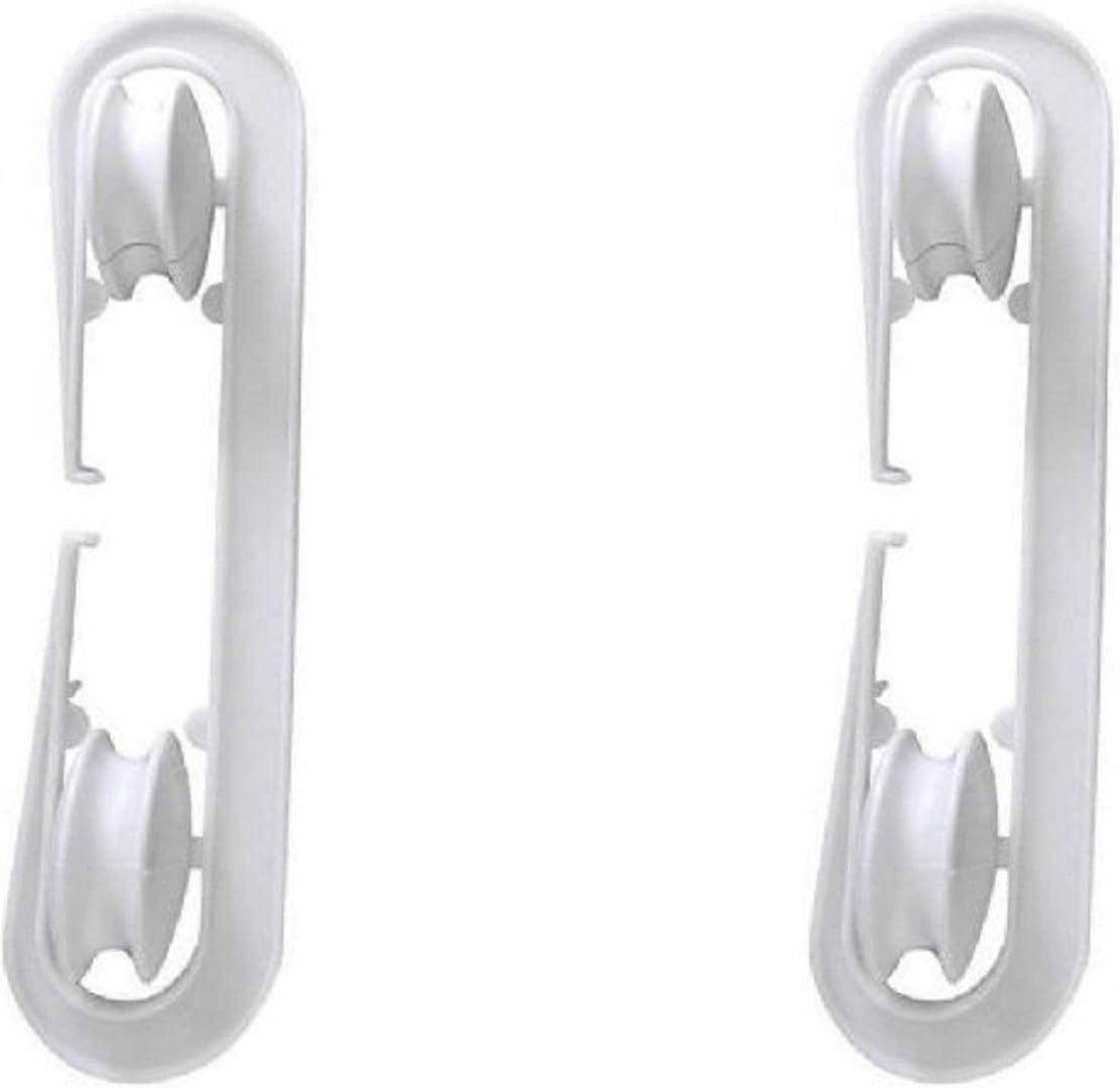 2 Pack Clothesline Spreader- for All Lines- Super Quality 100& Rustproof- White
