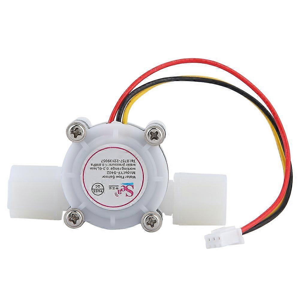 1Pcs Water Hall Flow Effect Sensor Control Flowmeter G1/4 For Water Cooler