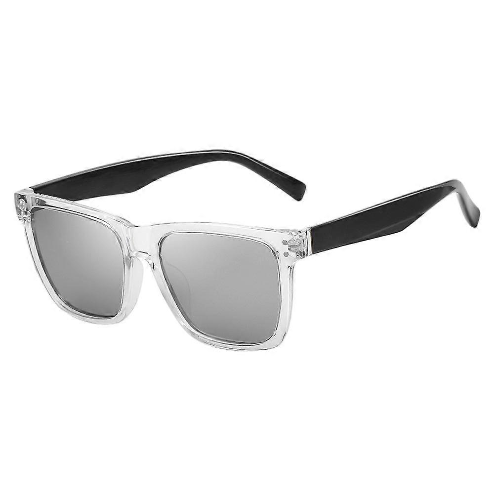 Color-changing square sunglasses, full-frame structure, suitable for multiple scenarios