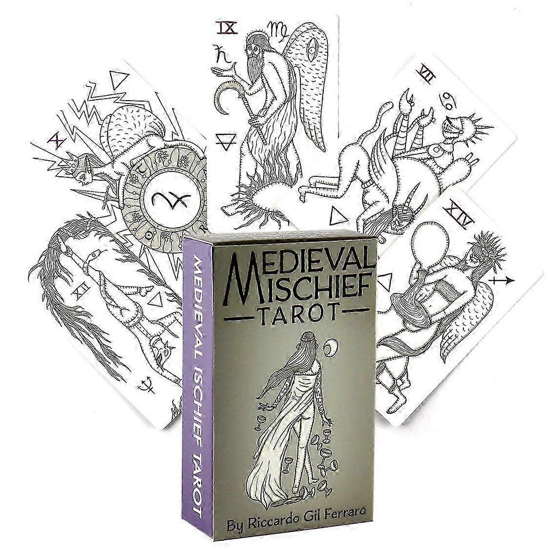 Medieval Tarot Deck: 78 Cards Divination Set - Tarot Reading