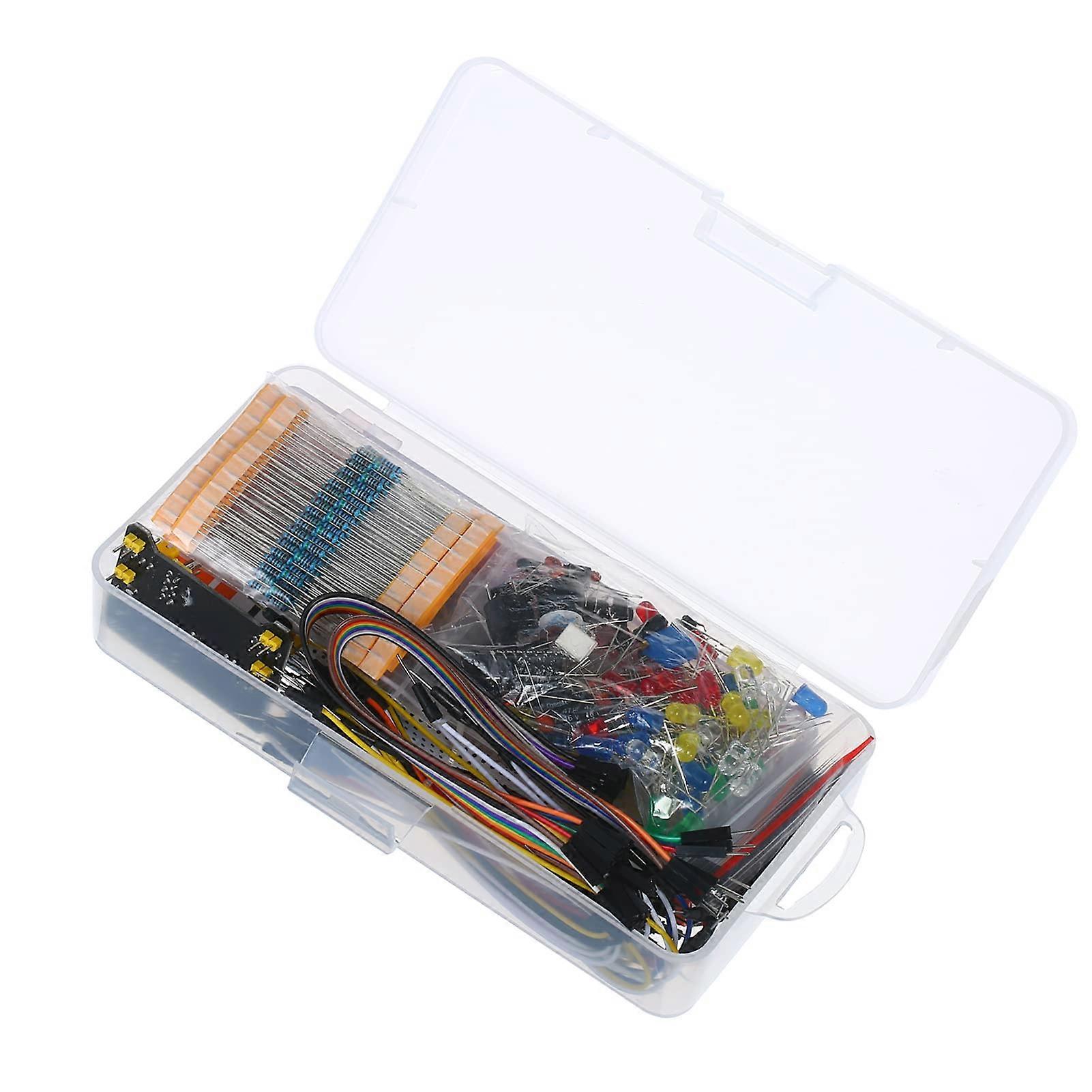 830 Breadboard Set Electronics Component Starter DIY Kit With Plastic Box Compatible With R3 Component Package