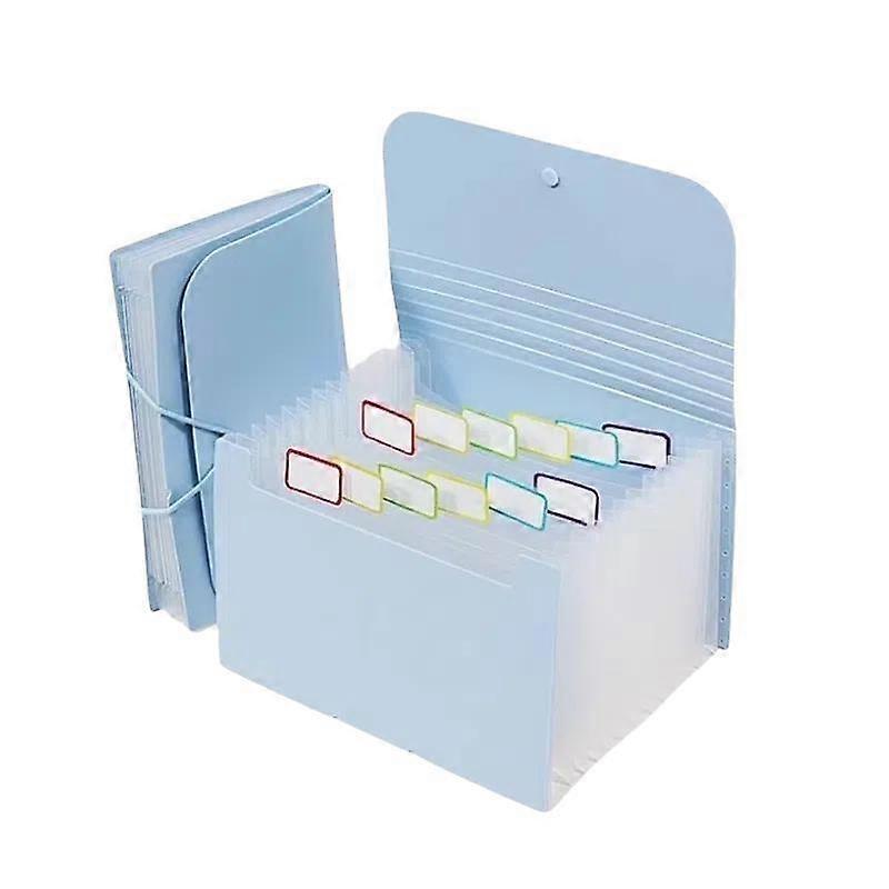 12 Pockets A6 File Organizer Natural Inner