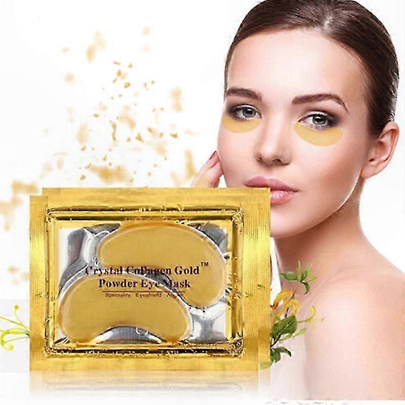 Crystal Collagen Gel Eye Pads with Gold Essence for Anti-Aging and Wrinkle Reduction