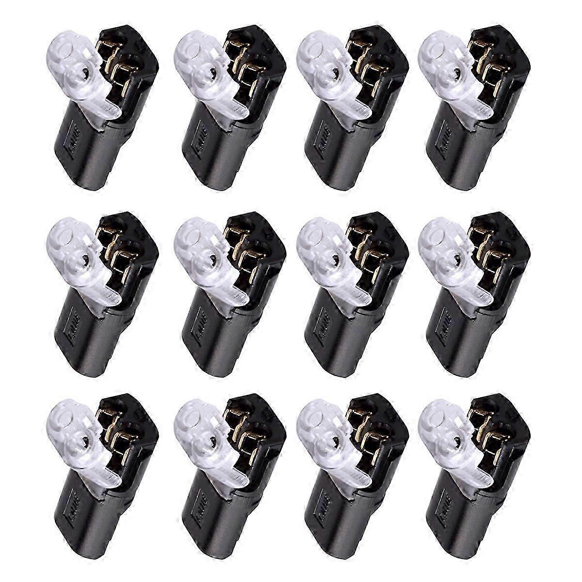 50PC 2Pin Way Plug Wire Cable Snap Connectors Waterproof