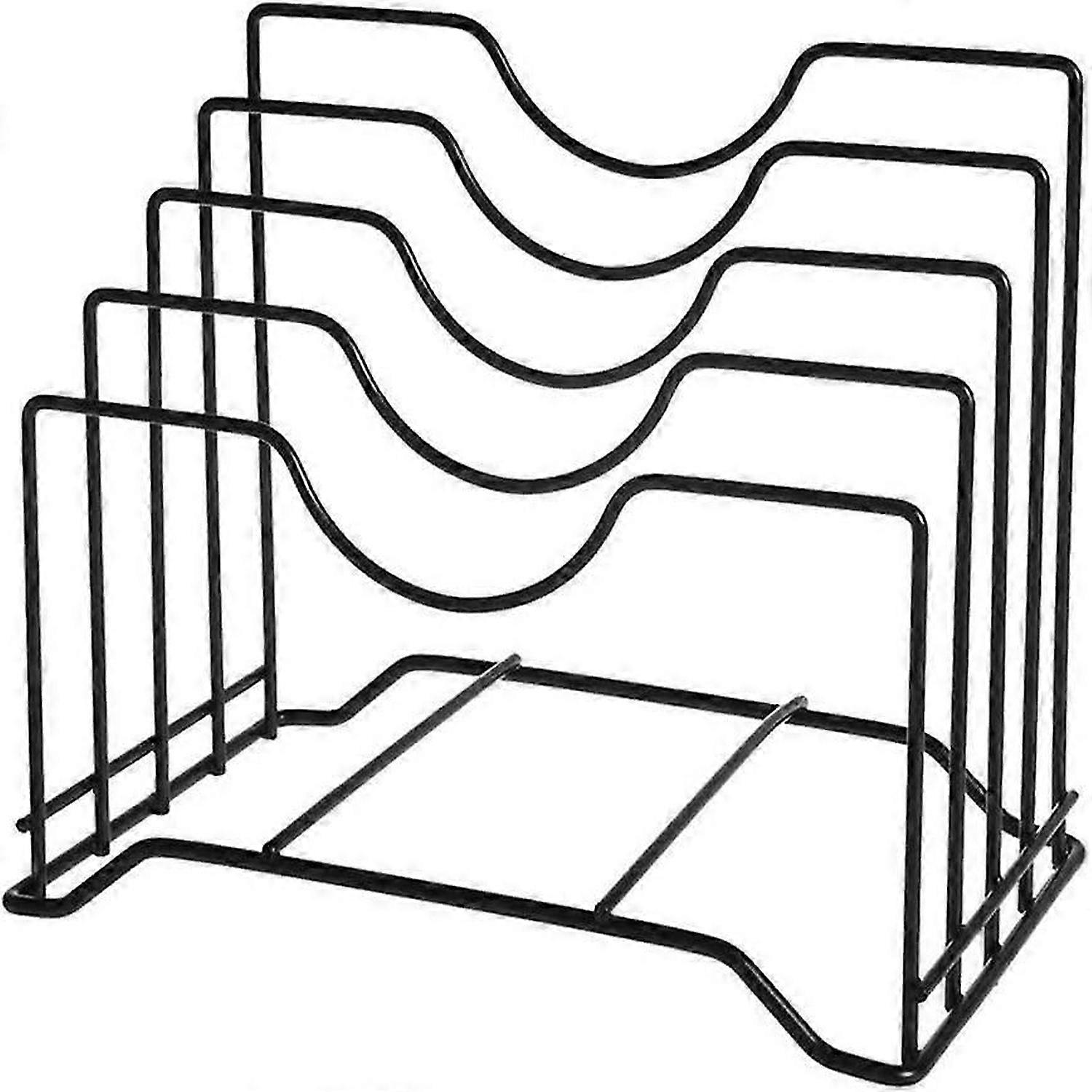 Kitchen Drainer Rack Cutting Board Holder Multi-layer Storage Rack Pot Lid Rack Shelf