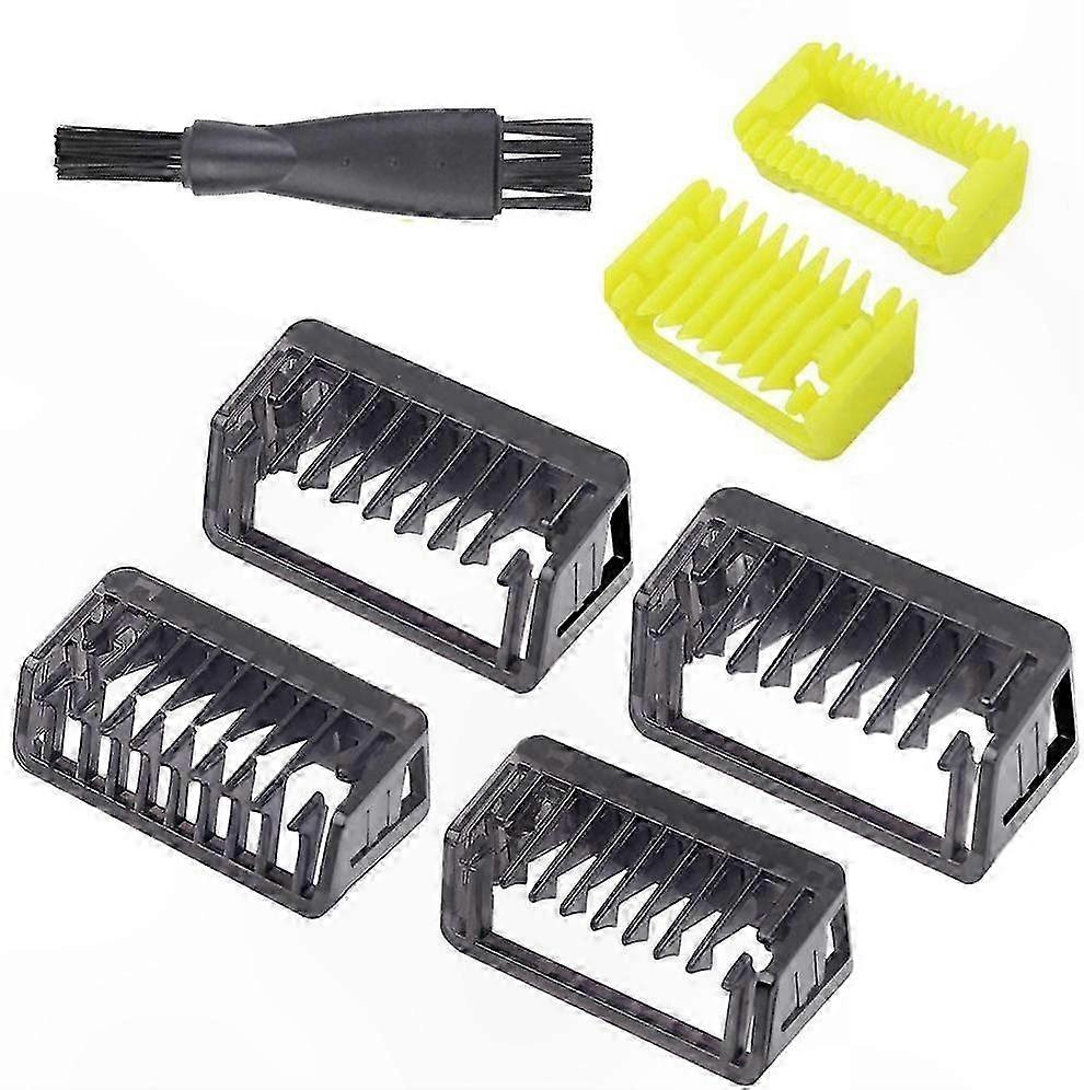 Adjustable Hair Trimming Guide Combs for Body Grooming, 1/2/3/5mm Sizes, Compatible with Various Shaver Models