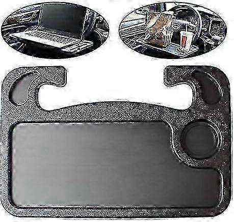Car Steering Wheel Desk, Multi-Function Portable Car Steering Wheel Tray, Double-Sided Design, Auto