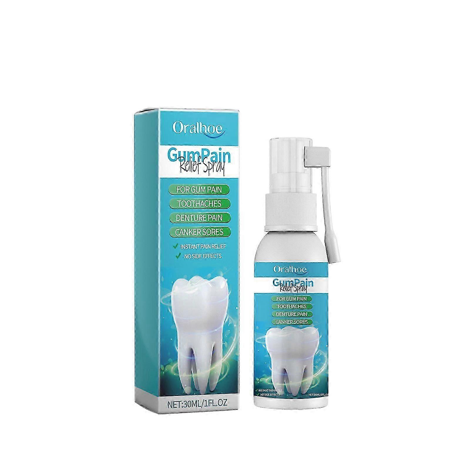 Spray anti-douleur pour les gencives, nettoyage en profondeur des dents, haleine fraîche, soins des gencives