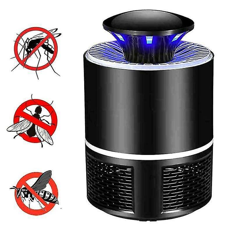 (black) Usb Mosquito Insect Killer Light Zapper Trap Killer Led Mute