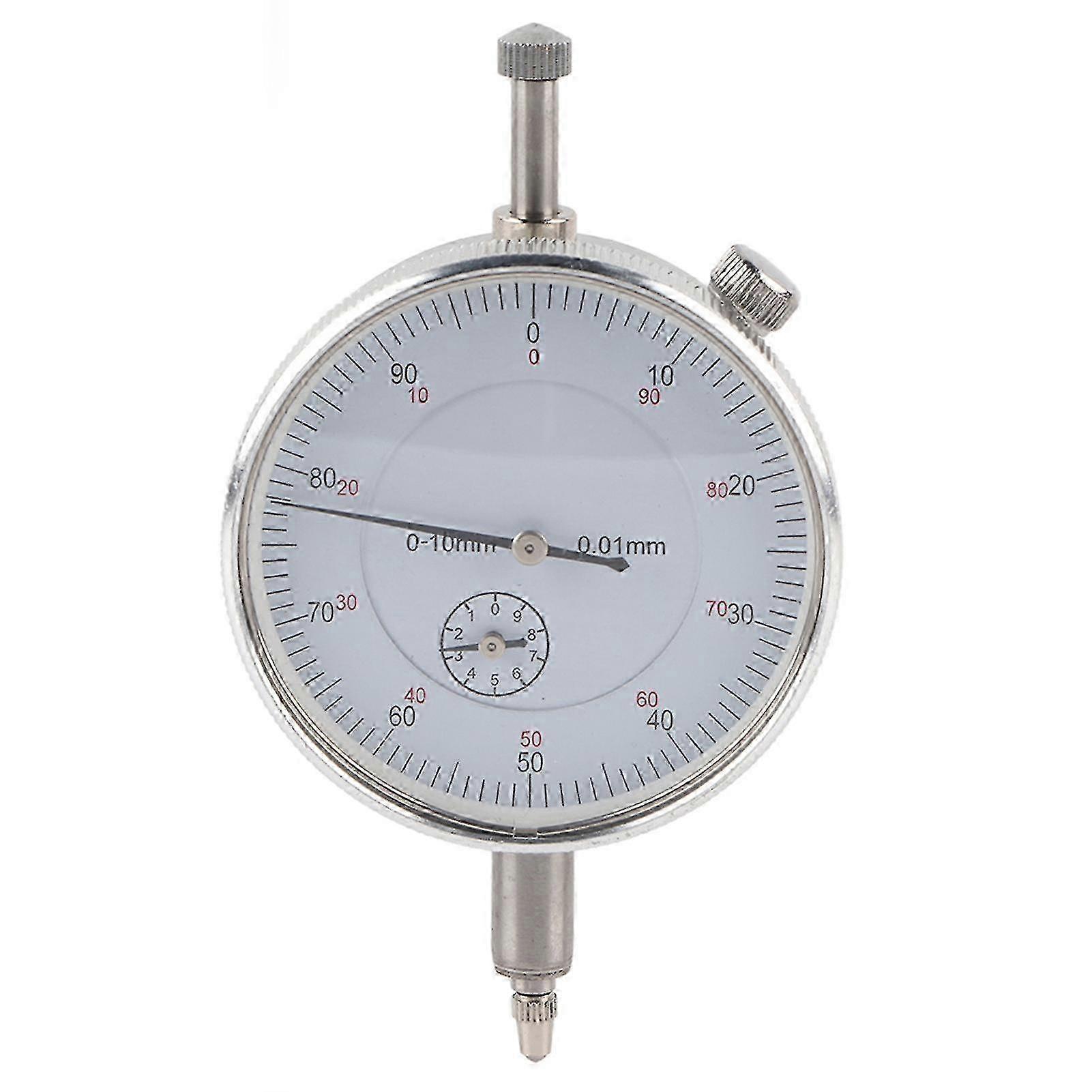 Dial Indicator Gauge 0-10mm Range, 0.01mm Accuracy
