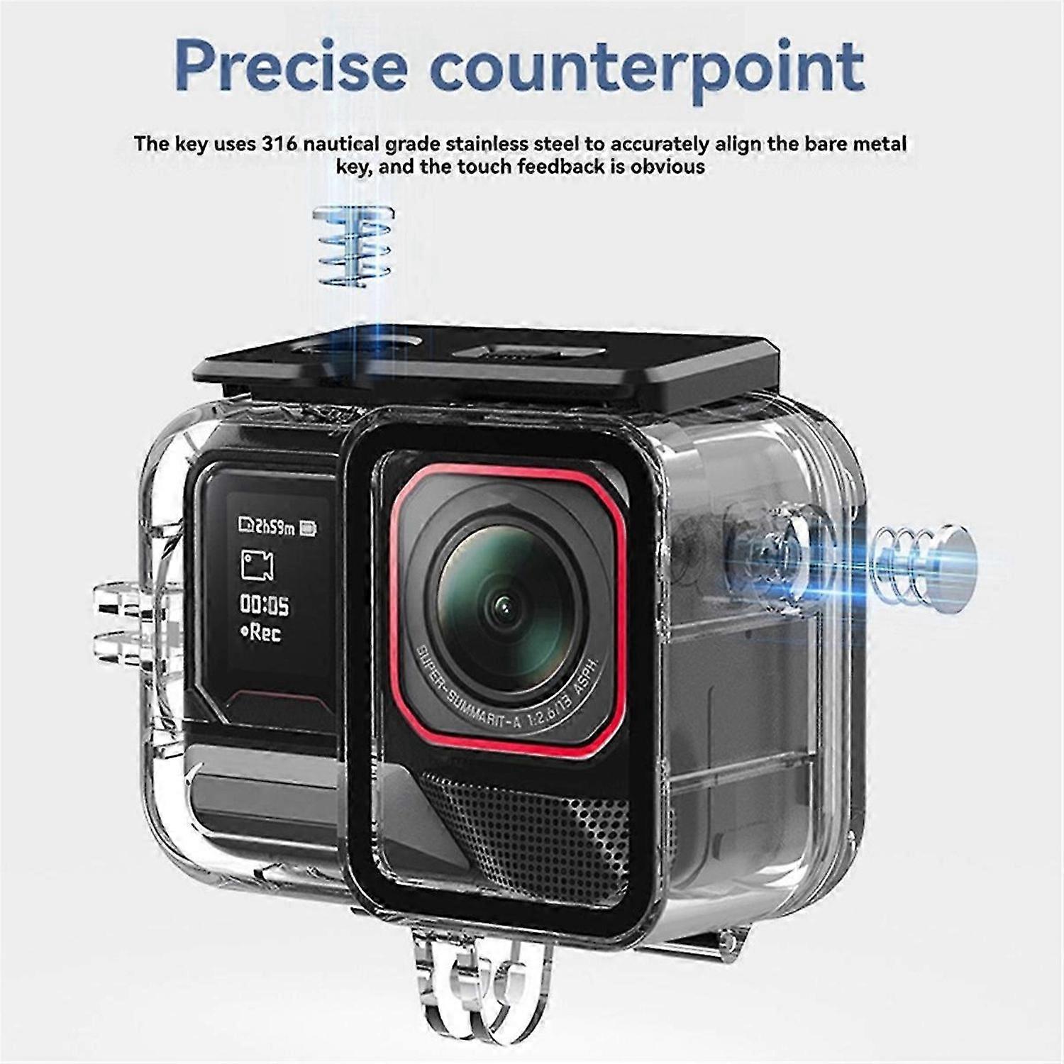 Waterproof Case for Insta360 Ace Pro 2 Waterproof Dive Case