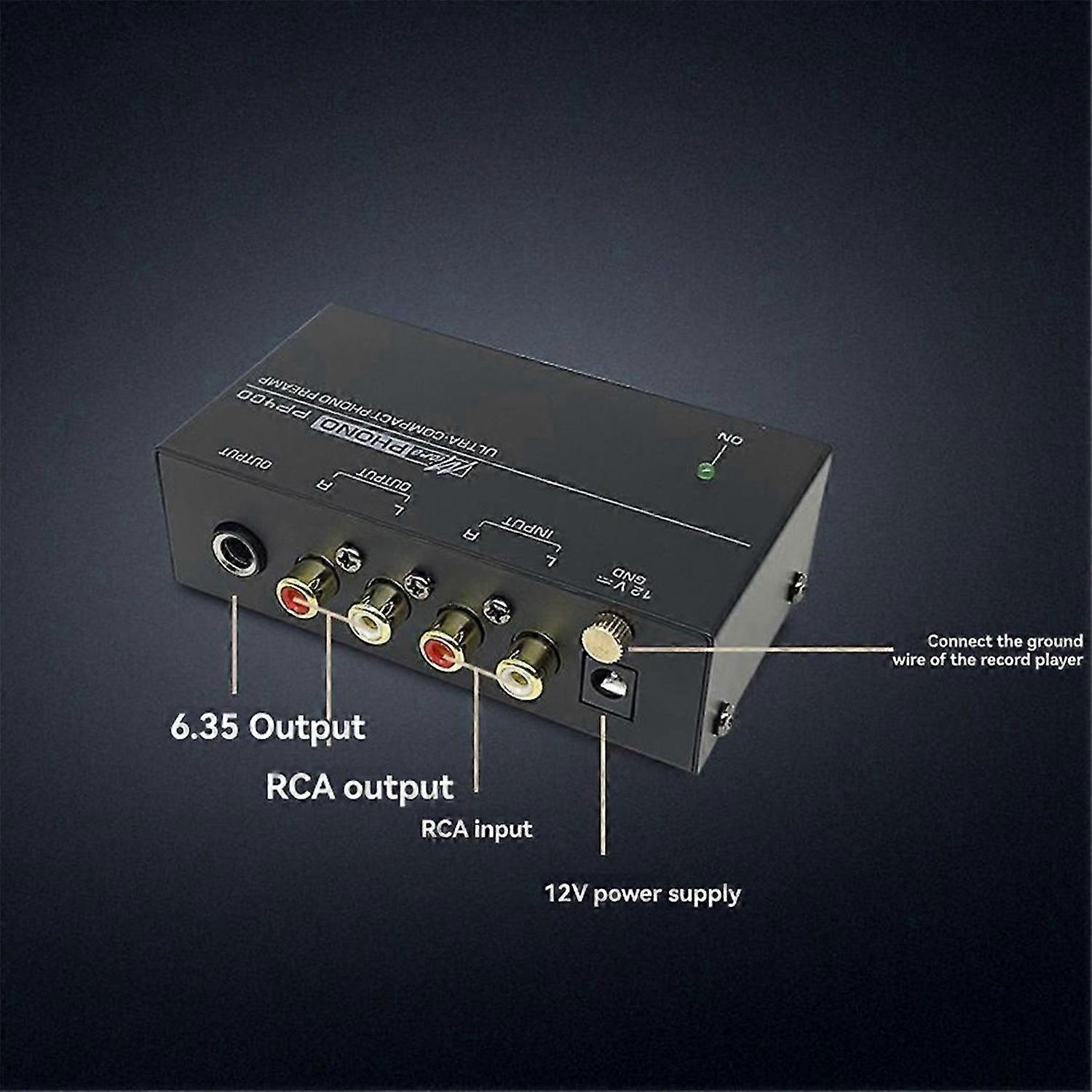 PP400 Vorverstärker Phono-Vorverstärker Audioverstärker (EU)