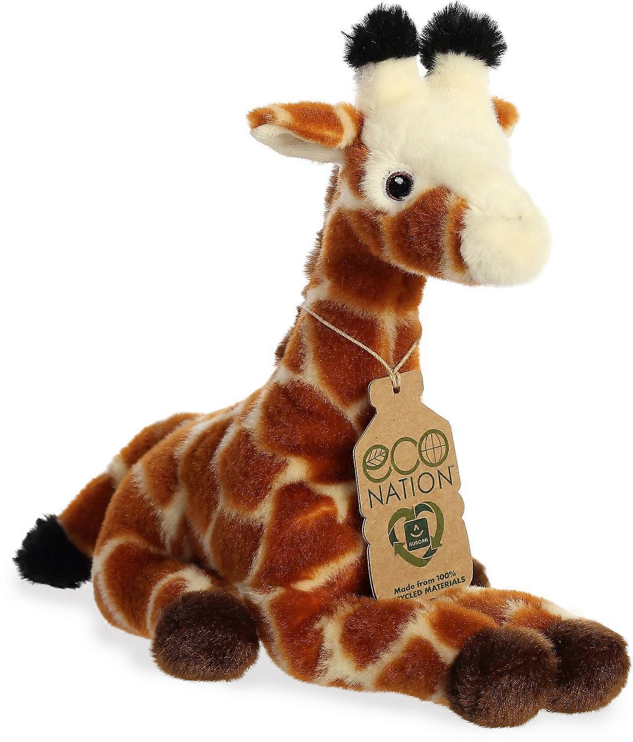 Aurora Eco Nation plush giraffe, 24 cm