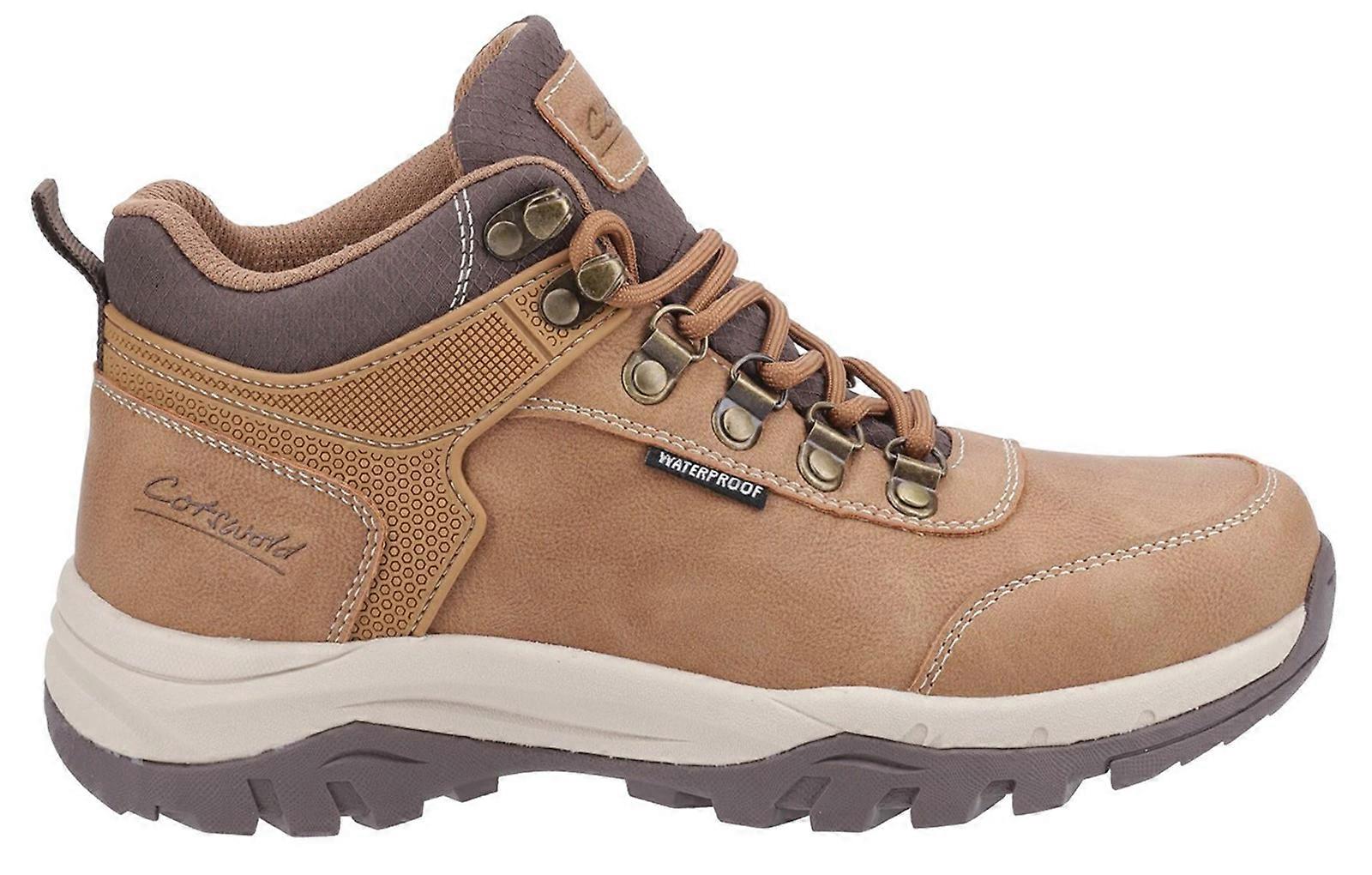 Cotswold Overbury Waterproof Hiking Boots Tan