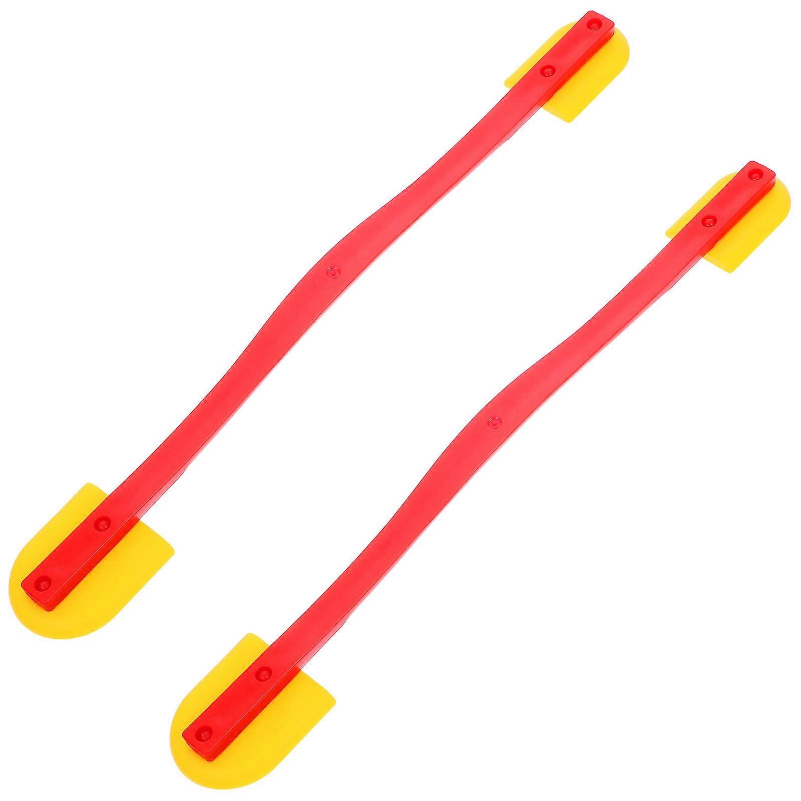 Red Caulking Spatulas Plastic Caulk Finishing Tool for Caulking 6Sets Tool
