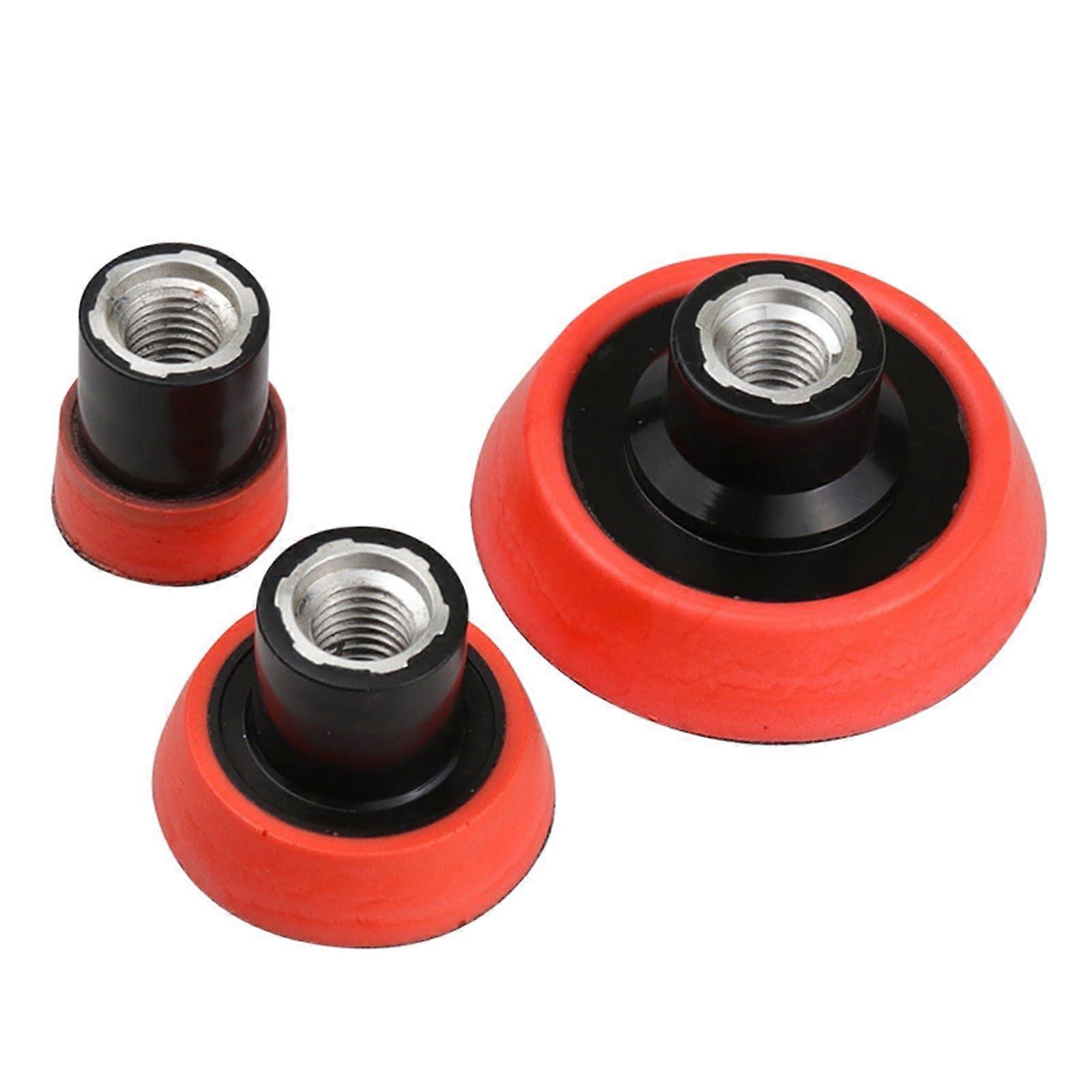 Hook and Looping Backing Pad 1Inch 2Inch 3Inch M14 Threaded Sanding Pad Backing Plates For Rotary Polisher