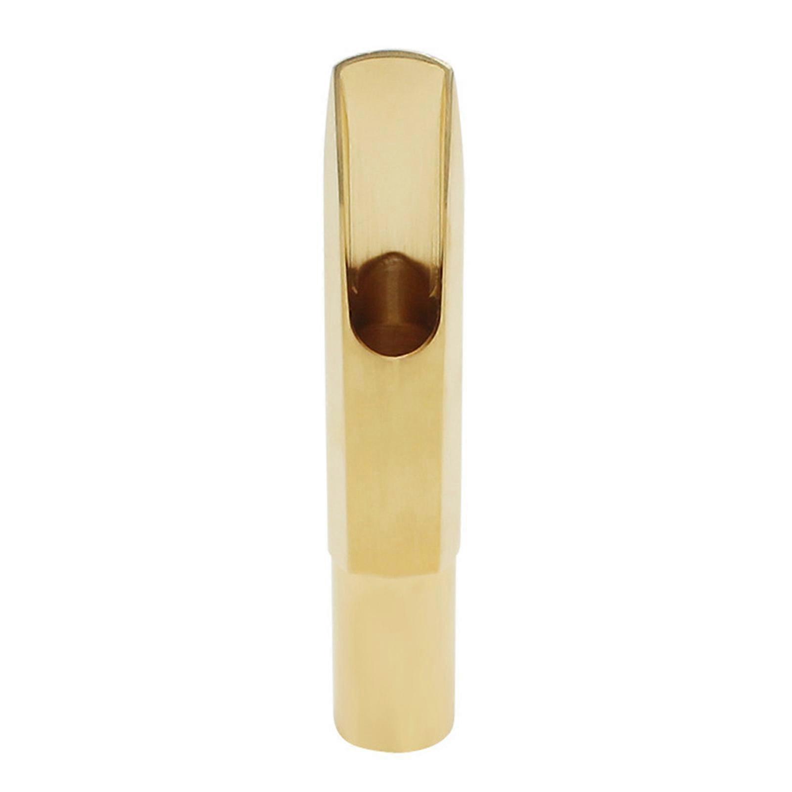 Alto Saxophone Metal Mouthpiece Kit 7C Gold Color for Practice