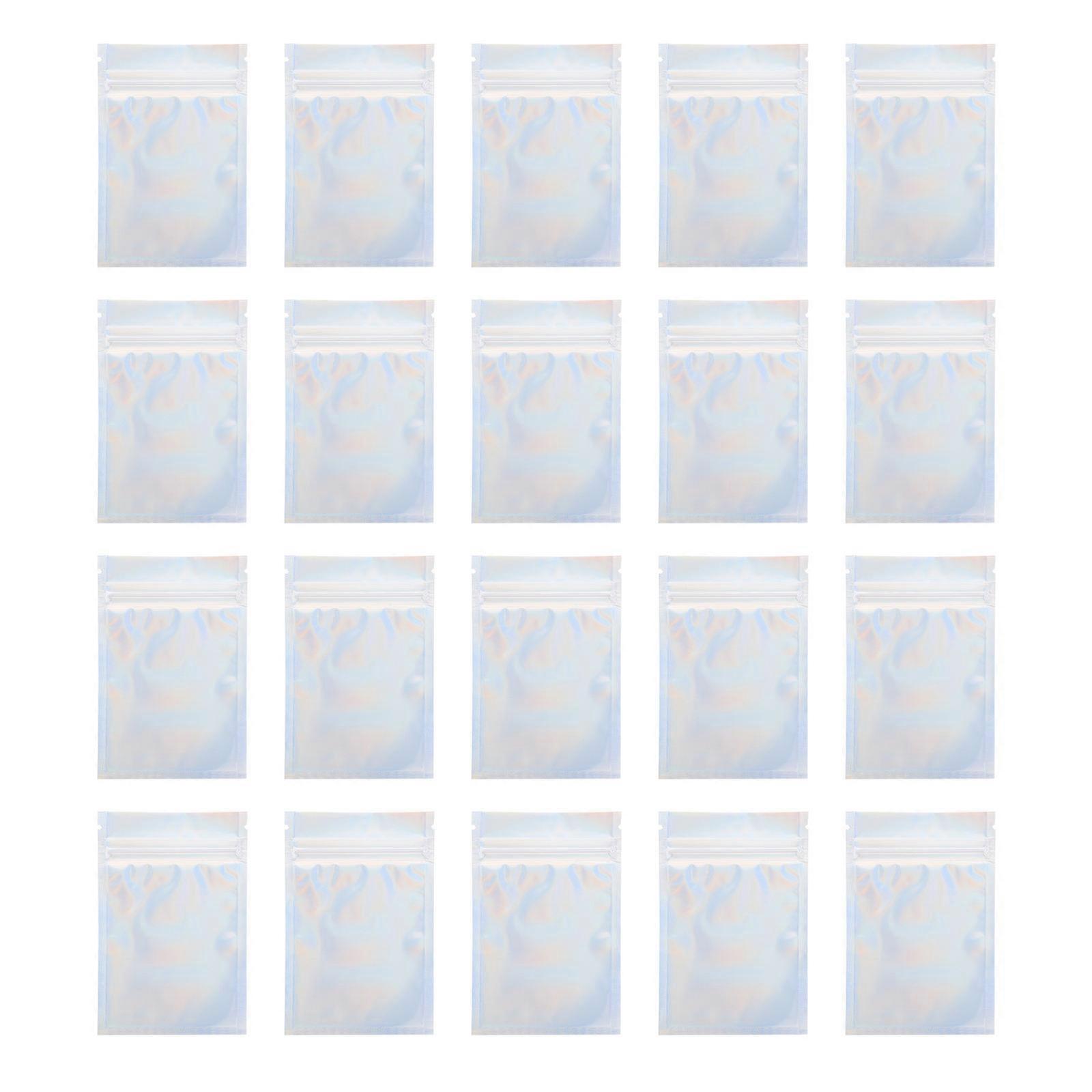 Mini Jewelry Storage Bag Packaging Bag Collectors Shopping Clear Rectangular Sealed Storage 100Pcs