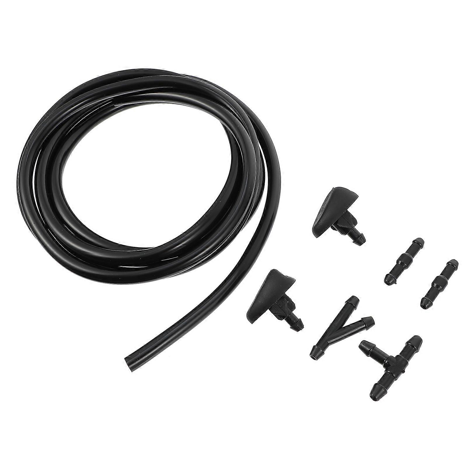 Car Windshield Jet Nozzle Washer Replacement Windshield Cleaning Nozzle Kit Car Owners 200.00x0.60x0.60cm Durability 2 Sets