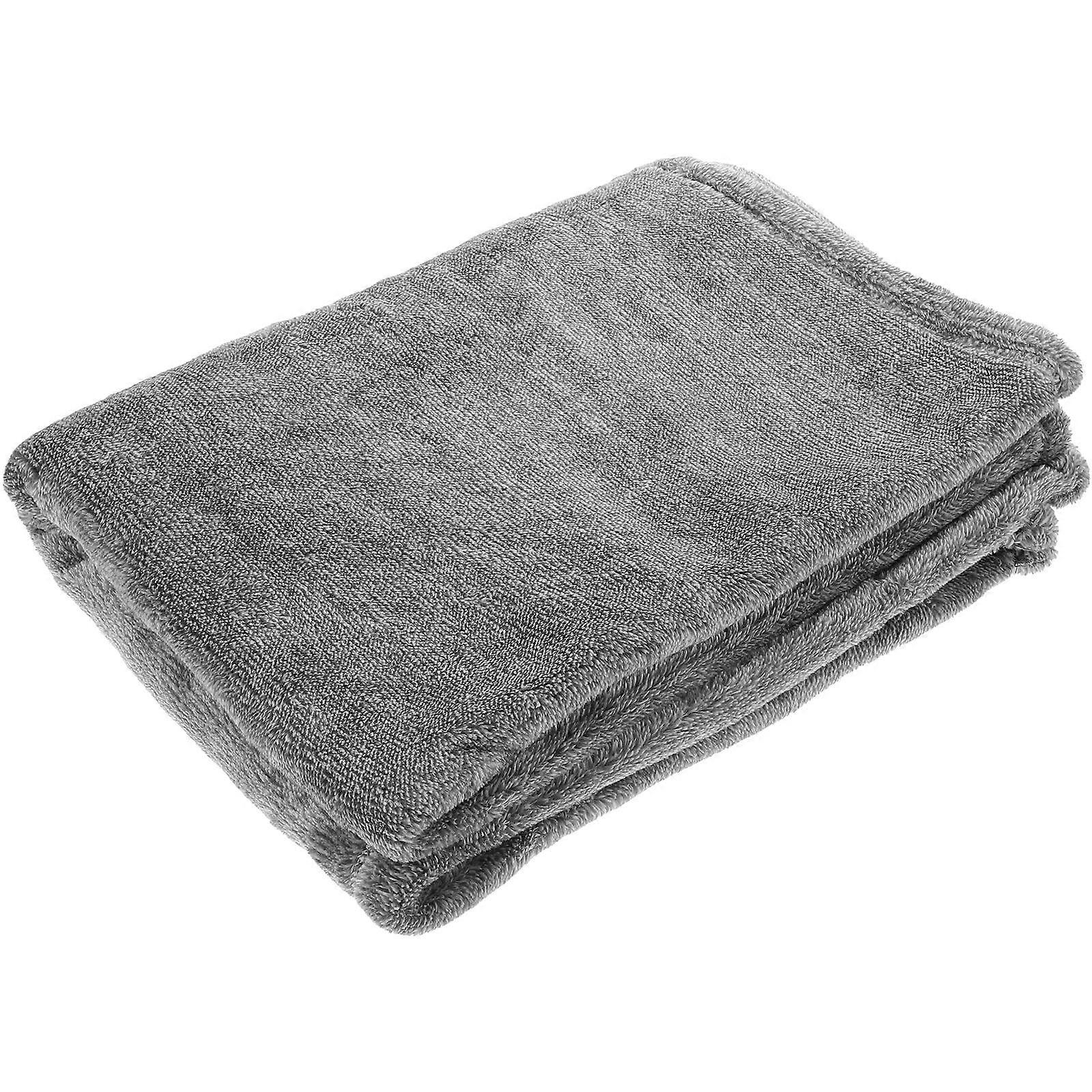 Black Portable Air Conditioner Throw Blanket for Home Office Blanket
