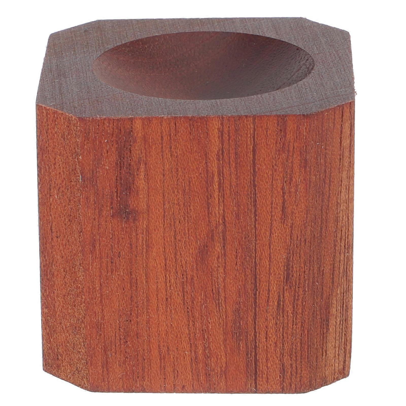 Crystal Sphere Wooden Stand Globe Display for Home Decoration Coffee Wood Material Organize 1Pack