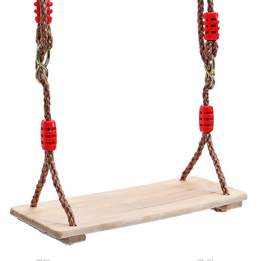 Four-Board Autumn Swing Set Wooden Swing for Kids Playing Use