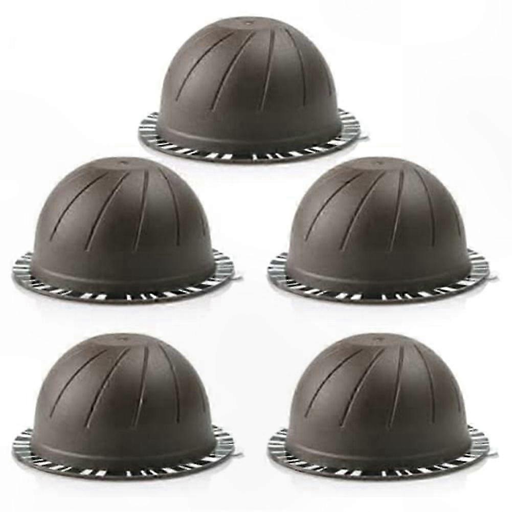 5-Pack Coffee Capsules Compatible with Vertuo Machines, 150ML Pods