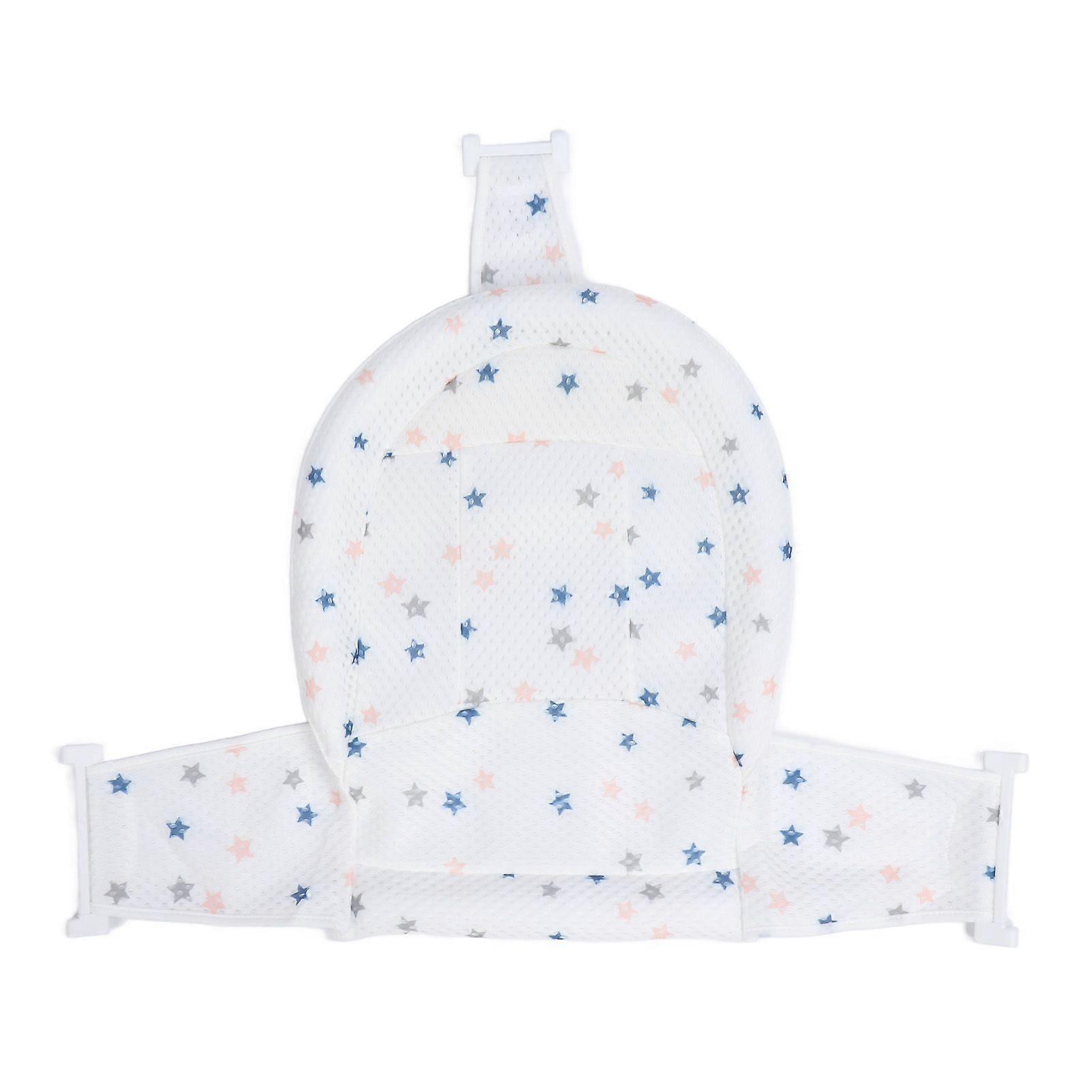 Baby Bathtub Support Net Seating Support Shower Mesh Mat Thicken Soft Bath Support Net for Infant Newborn White
