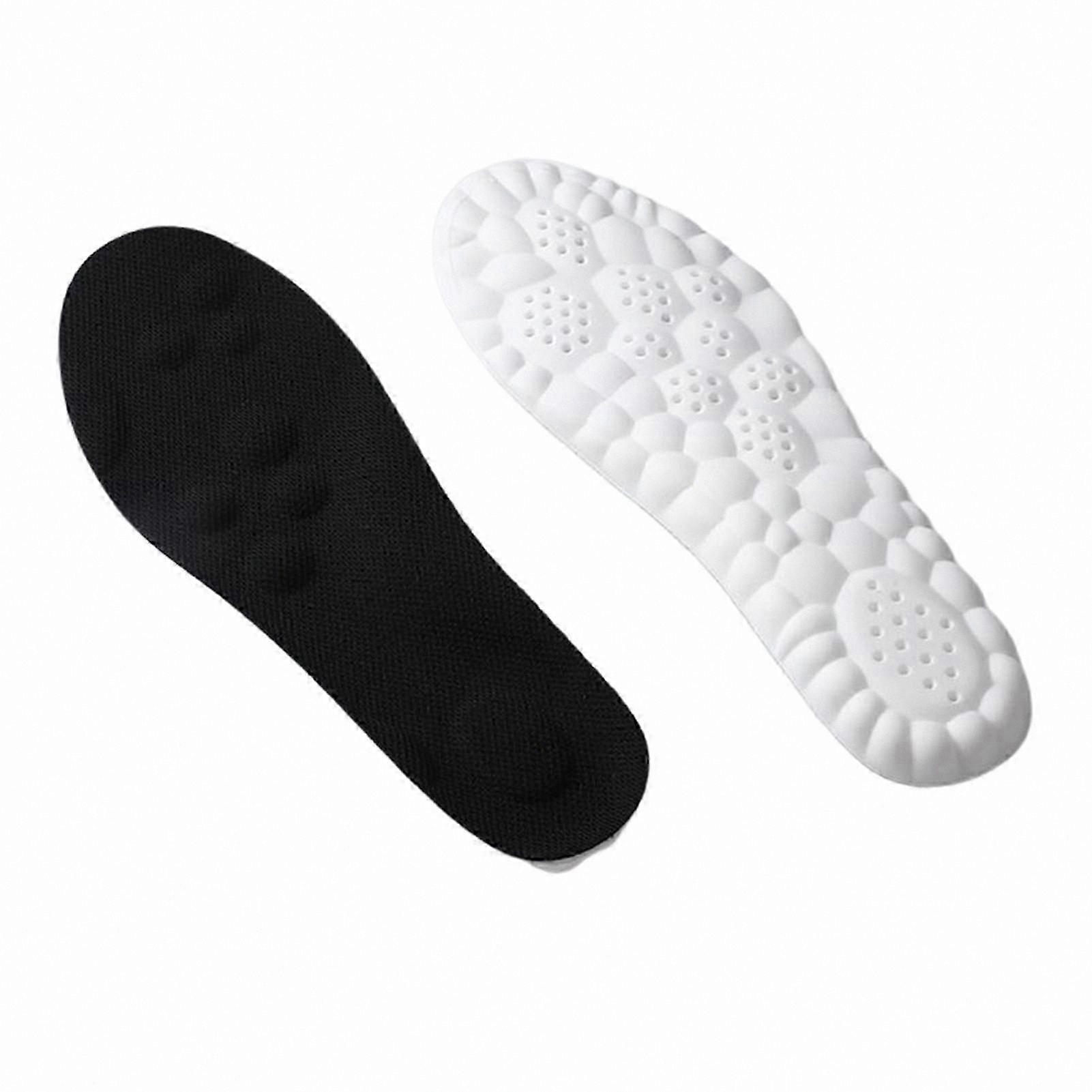 Unisex Soft PU Insoles for Running Shoes, Anti-Odor and Breathable Shoe Inserts