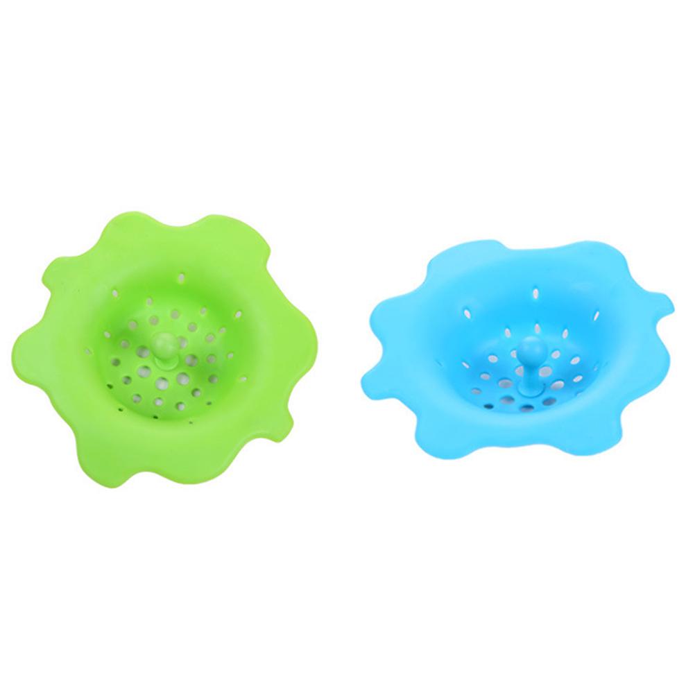 Kitchen Sink Strainer Silicone for Filtering Use 1 Piece Green Mesh Filter