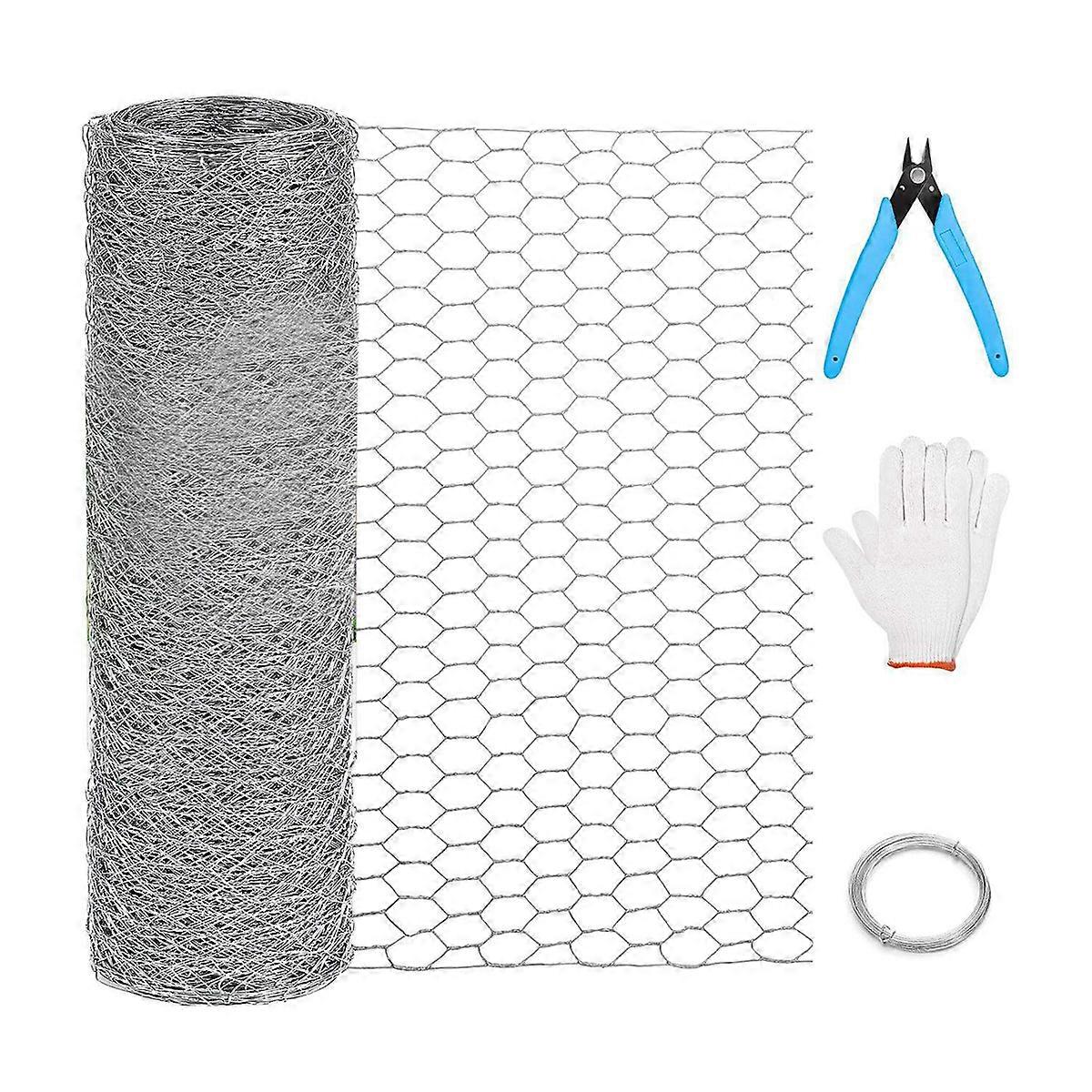 Chicken Wire Mesh 13.7x157in Chicken Wire Poultry Netting Wire Mesh
