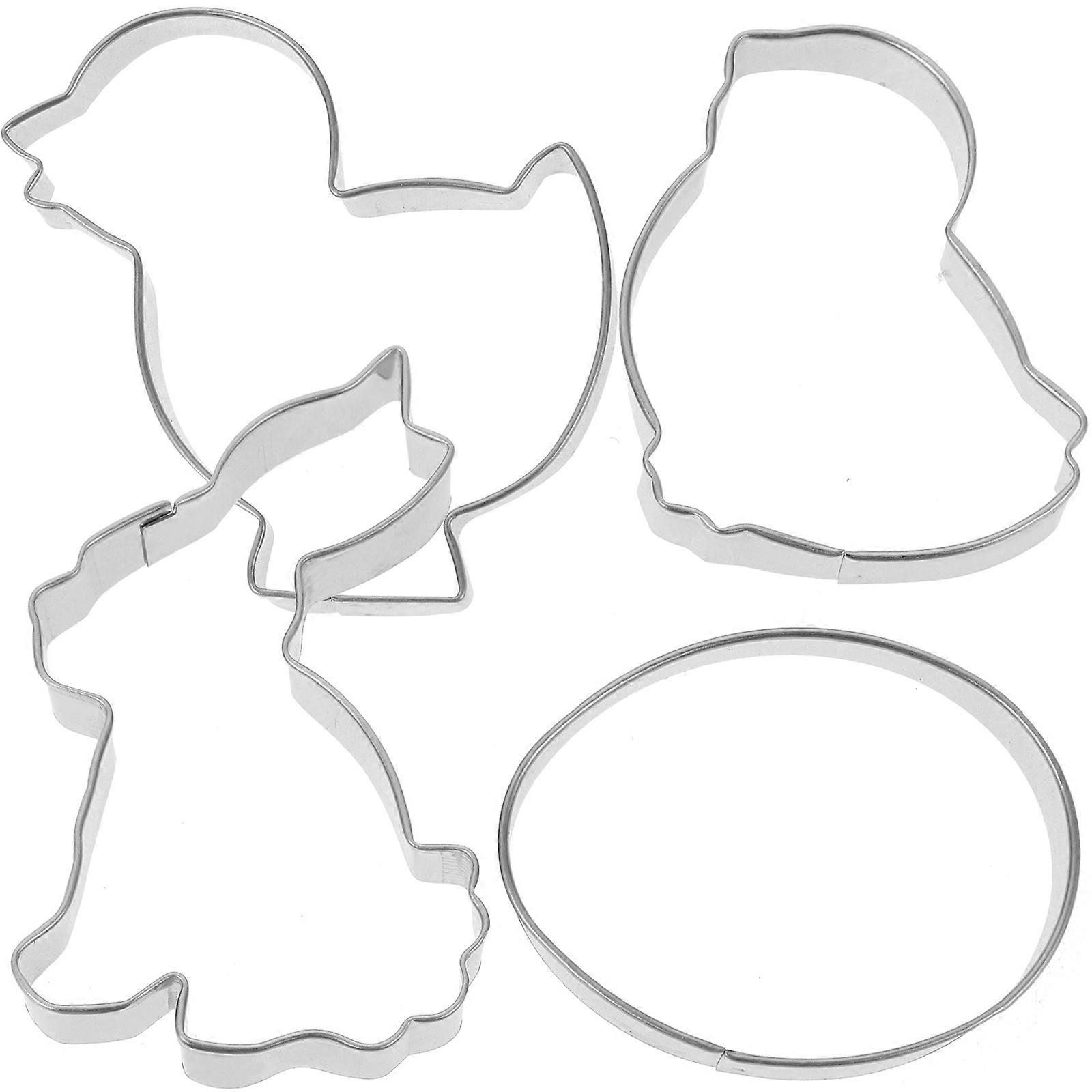 Baking Cutter 40 Pcs Metal Pastry Press Molds For Professional Baking With Cookie Shaping Functions