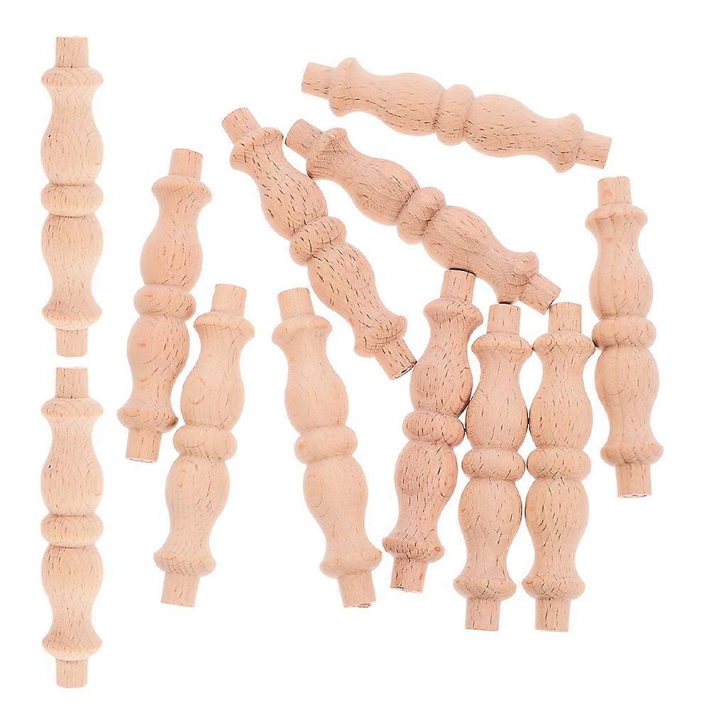 Wooden Baluster Spindles Baluster Spindle for Home Use with 24Pcs