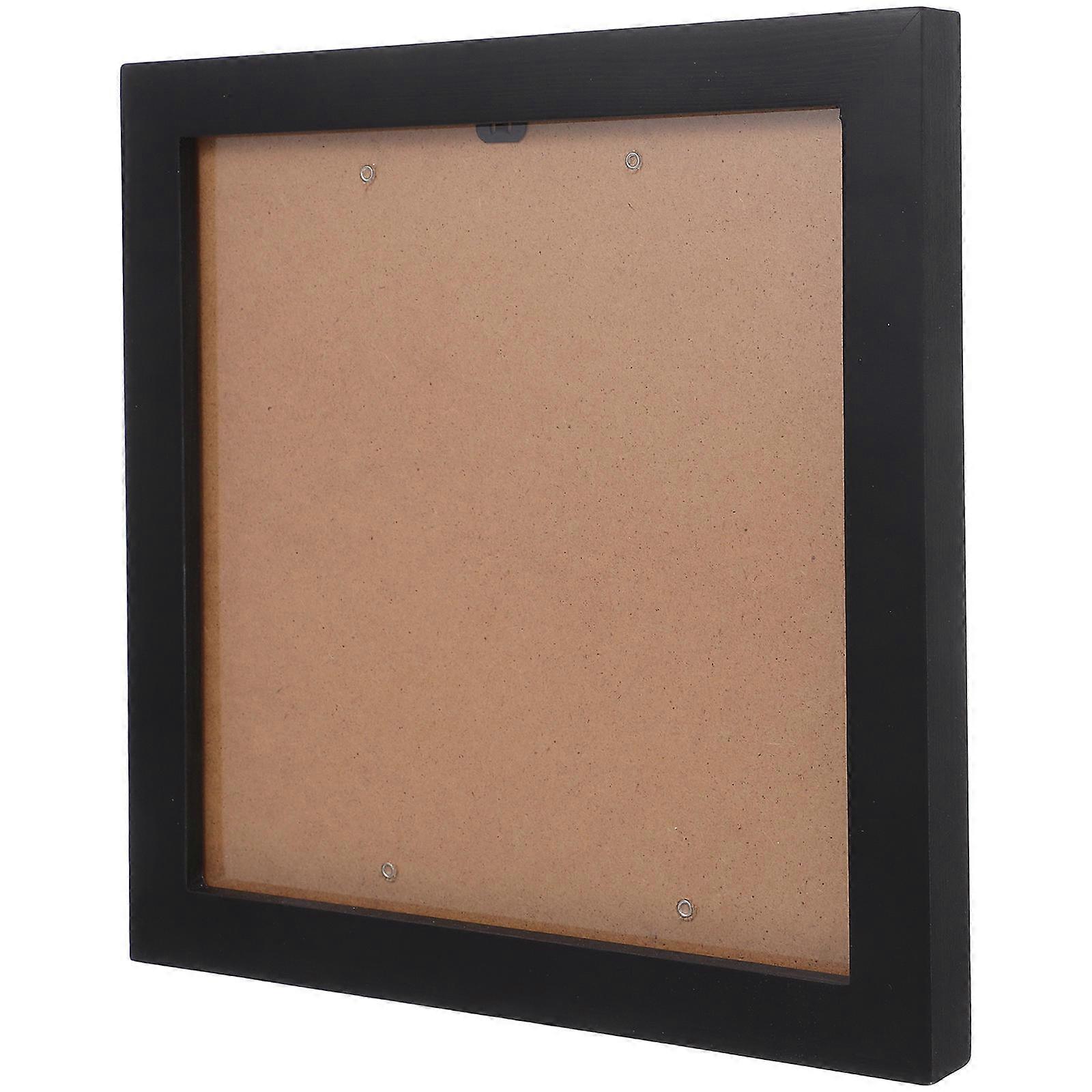 Elegant Picture Frame Square Shape Display Box With Simple Design Perfect For Home Decor And Protection 3Pcs