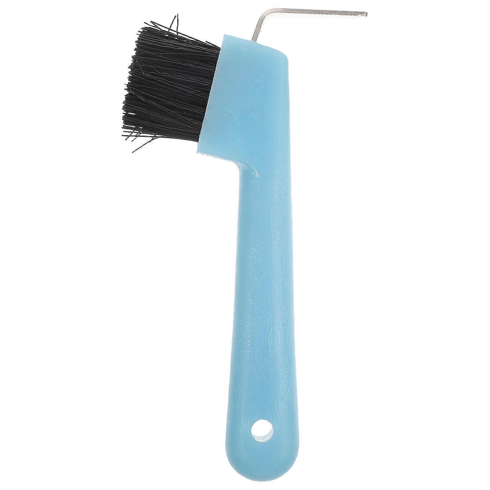 3Pcs Horse Grooming Tool Supple Grip Hoof Pick For Cold Weather Outdoor Use Sky-Blue Cleaning Function