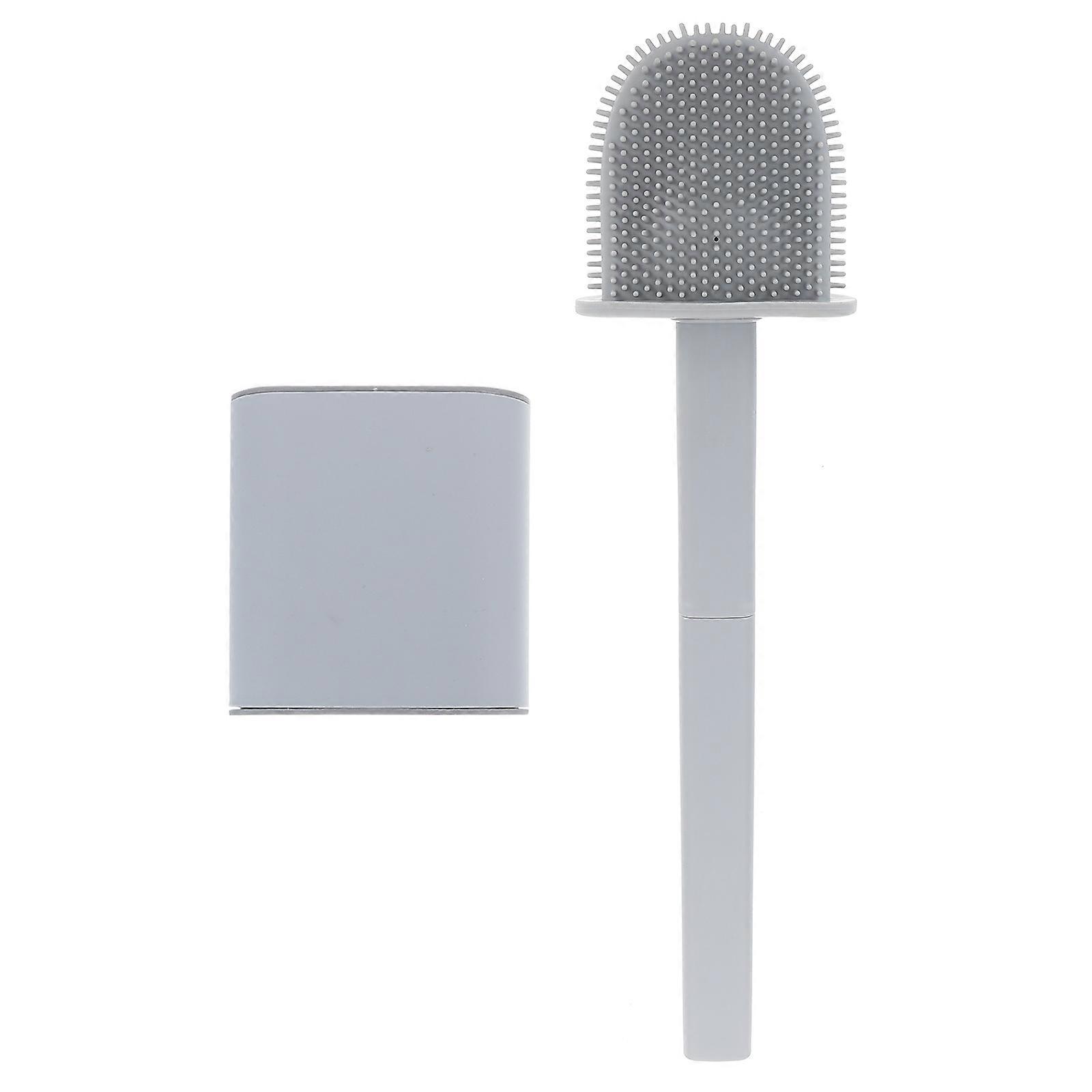 Practical Toilet Brush for Home Cleaning with 2Pcs Toilet Brushes
