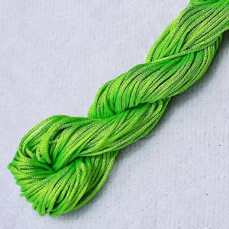 Home Party Supplies Chinese Knot Braided String DIY Macrame Cord 20m High Quality Tassels 1.0mm Beading String Bracelet Nylon Cord Thread Popular 2025