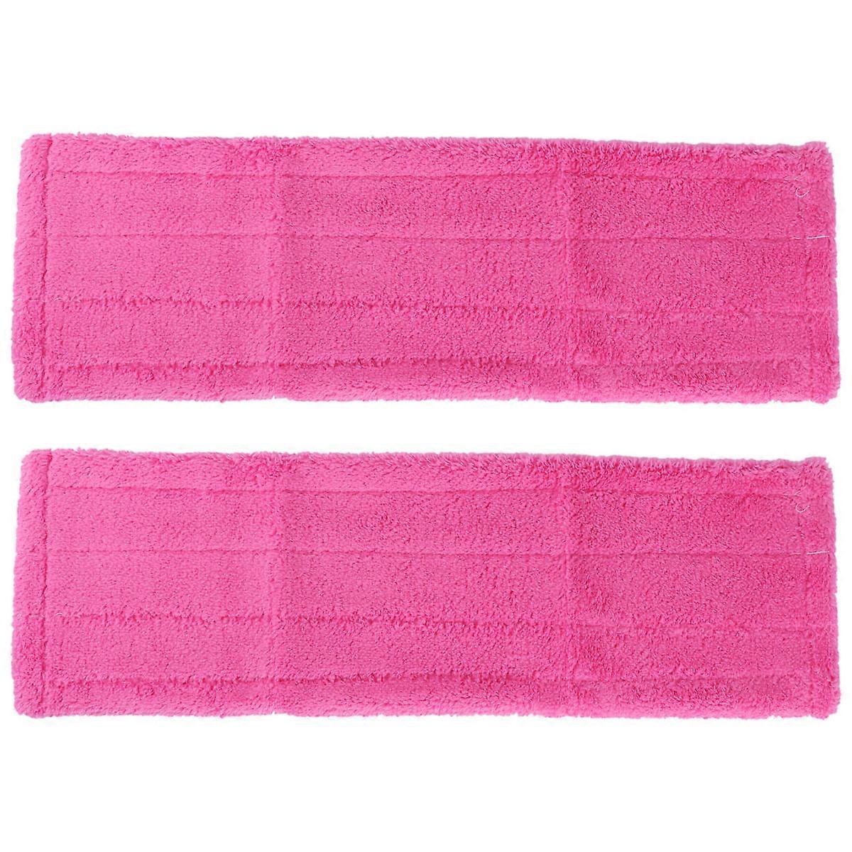 Red Microfiber Mop Head for Cleaning Replacement 4Pcs Mop Pads