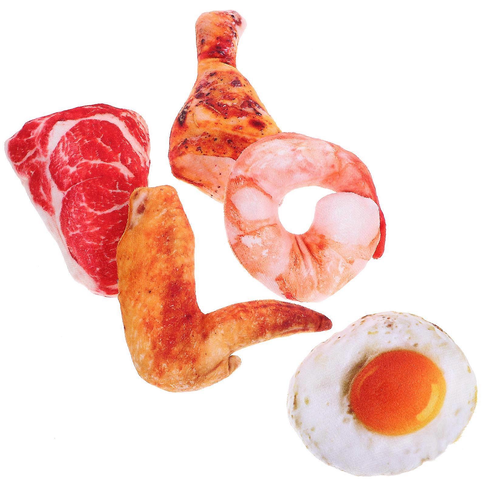 Pet Chew Toy 5Pcs Assorted Color with Destructive Behavior Reduction for Pets