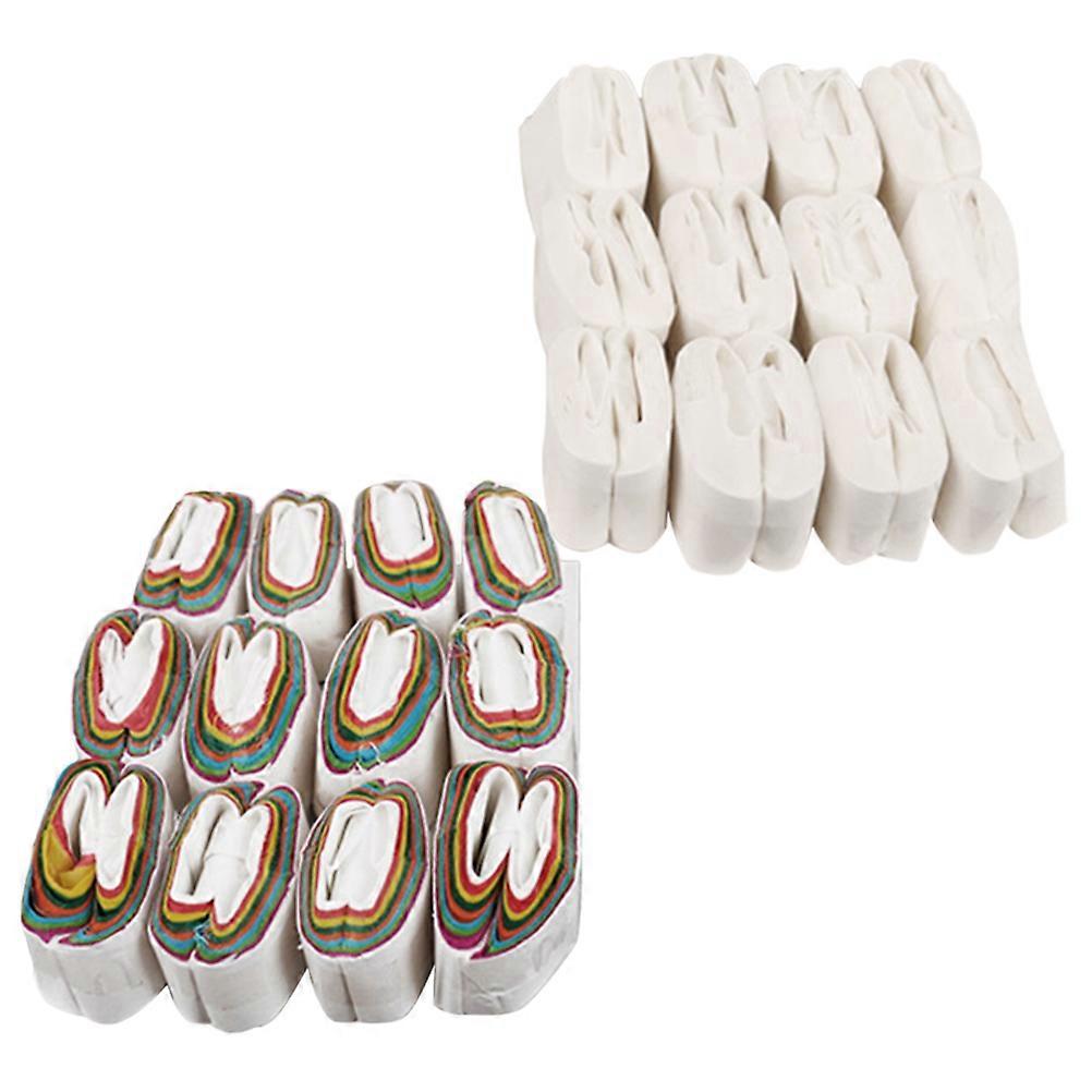 Mouth Coils Paper 72 Pcs Tricks Stage Performance Assorted Props