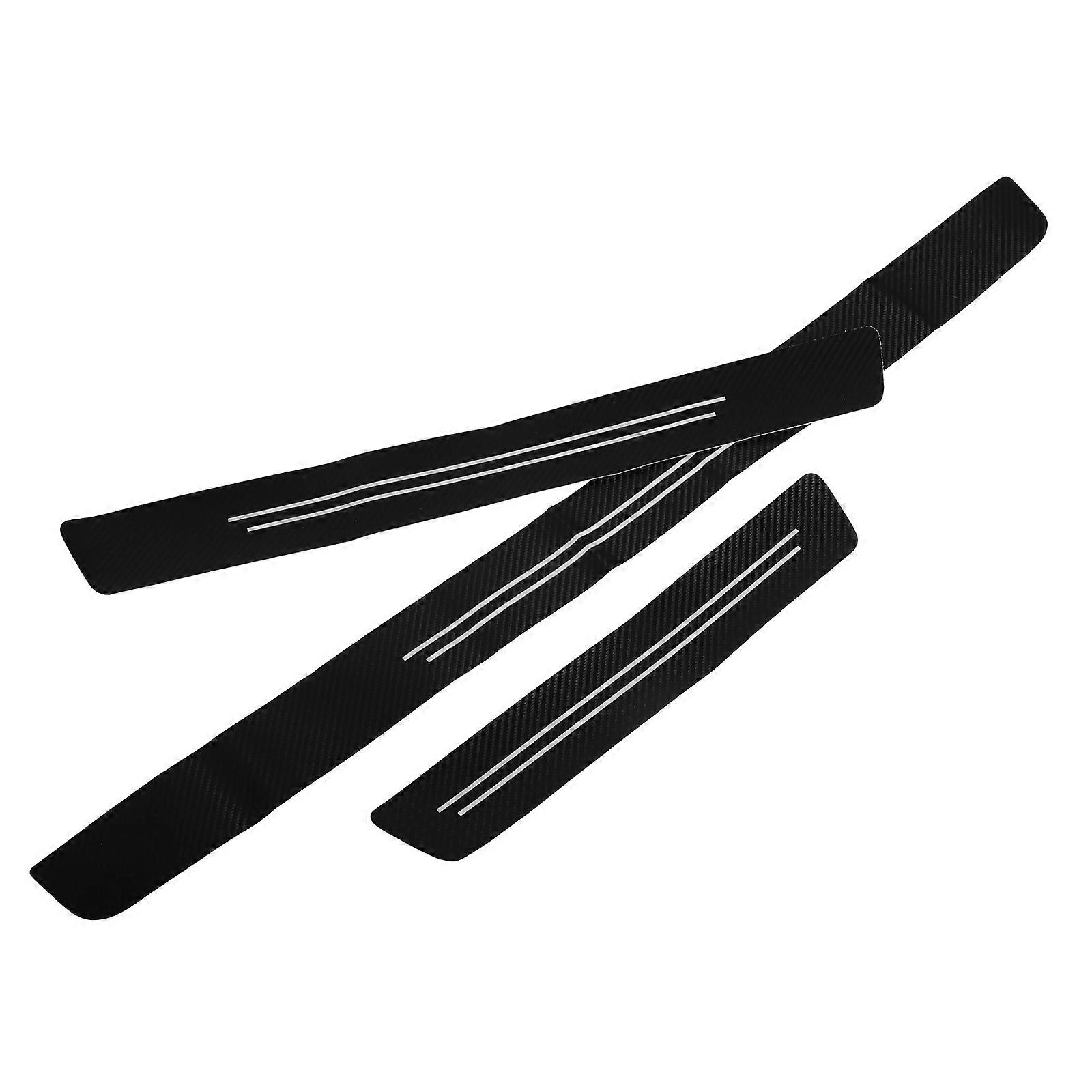 Car Door Sill Guard Strip for 4Sets Universal Anti Scratch Protection