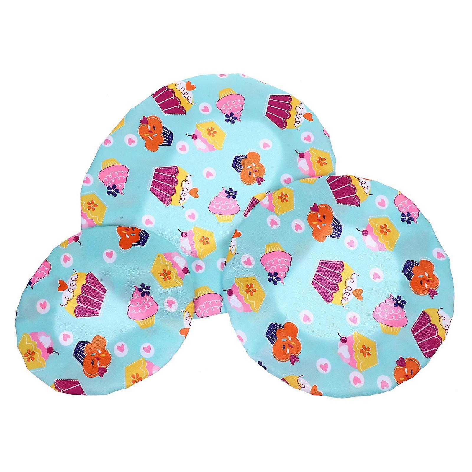 Elastic Bowl Cover for Food Preservation with 4Sets of Stretch Covers