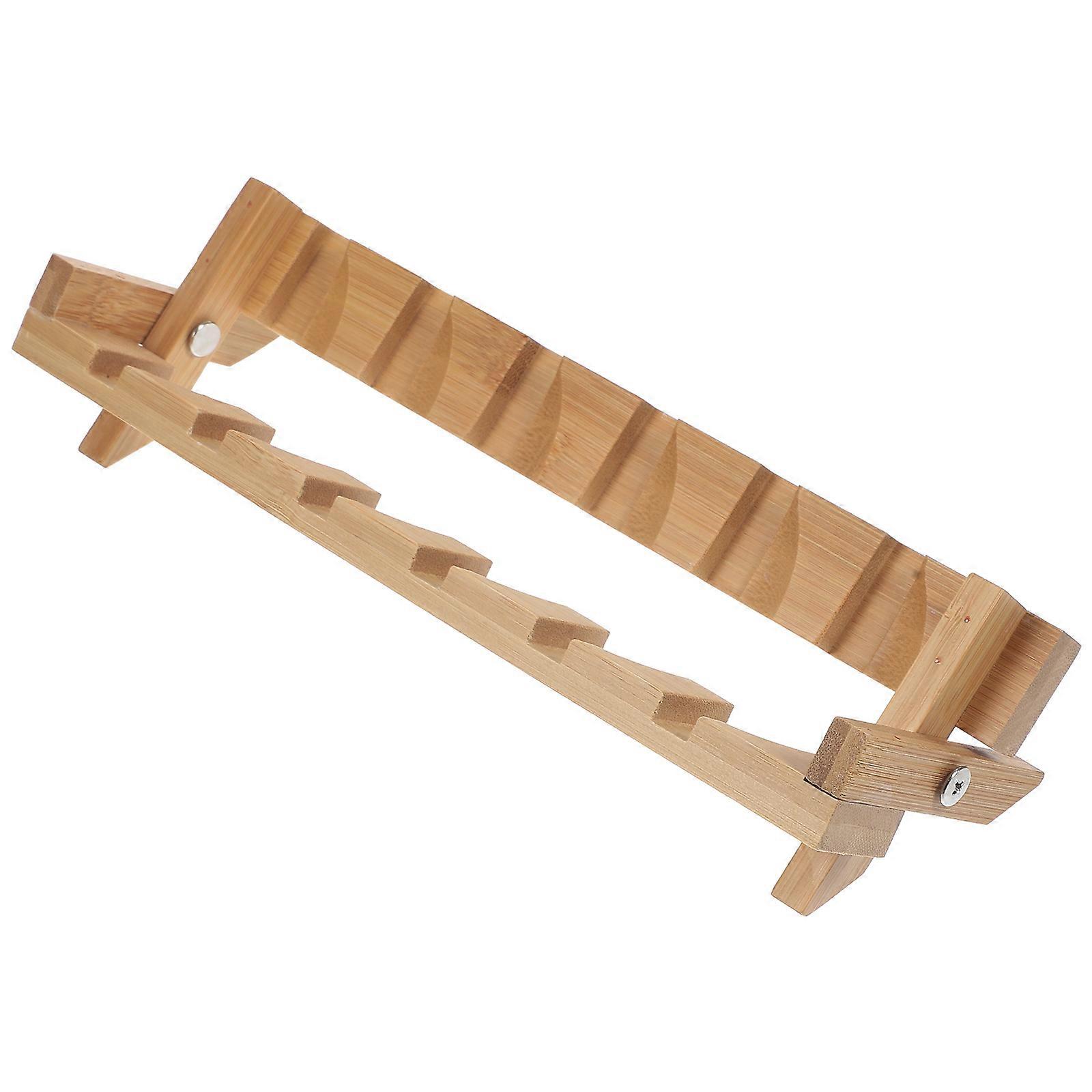 Folding Tea Rack Storage Stand for 4Pcs Cups