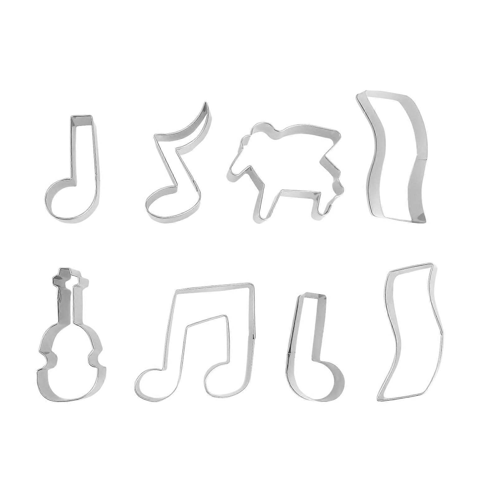 Baking Tool 24Pcs Cookie Cutters Musical Instruments Note Design for Baking